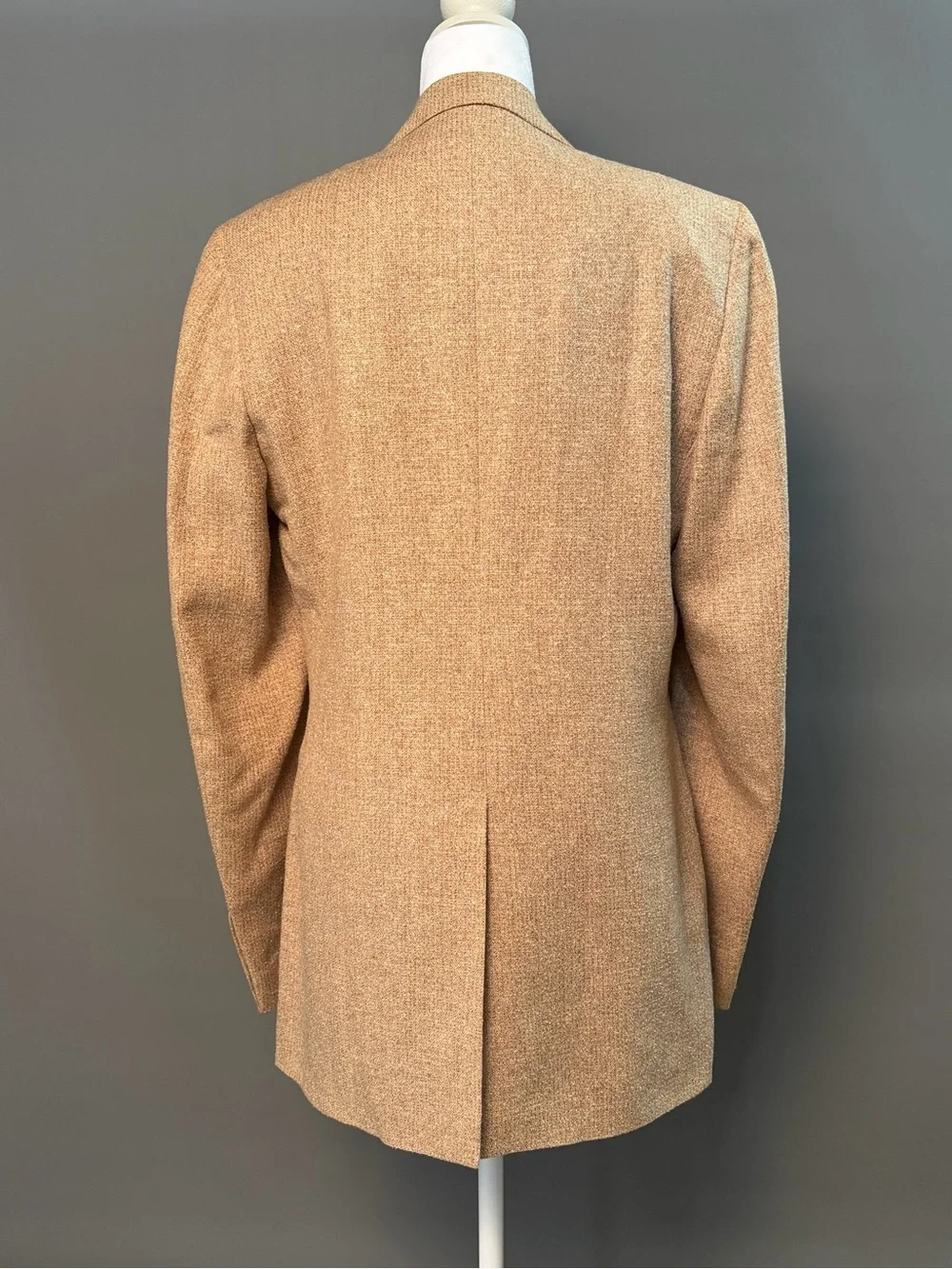 Halston Heritage Beige/Tan Two-Button Patch-Pocket Blazer